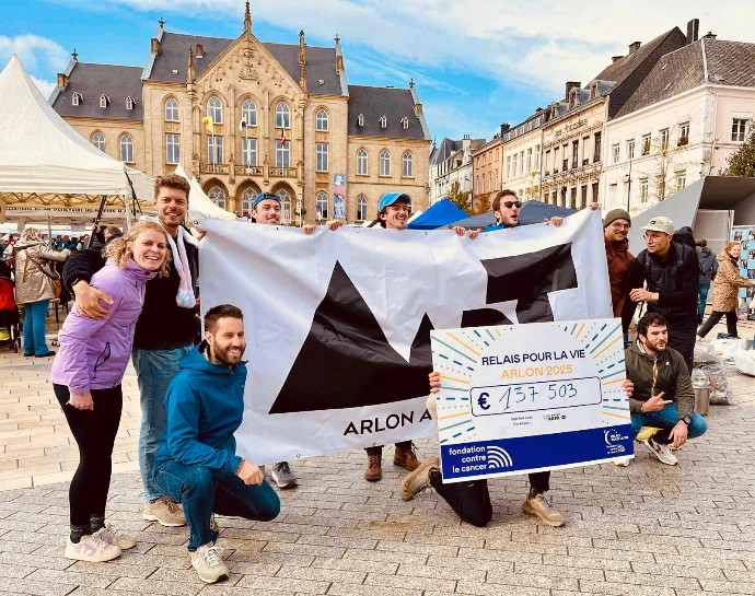 Photo de groupe du Relais pour la Vie